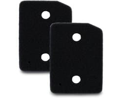 Dailygoods- Filter Set van 2 - Vervangingsfilters voor Miele 9164761 - Sponsfilter/Schuimfilter - Pluisfilter - Fijne/Grof 207 x 157 x 30 mm - 100% Made in Germany - Vervangingsfilter