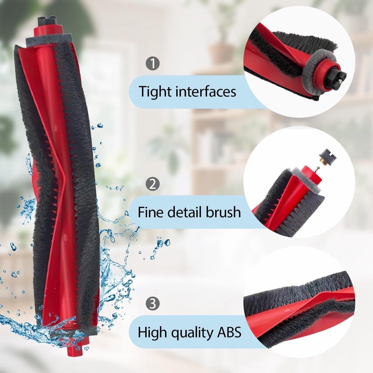 Dailygoods- Accessoiresset 21-delig - Voor Roborock Q10 S5+ - 1 Hoofdborstel - 4 HEPA-filters - 6 Stofzuigerzakken - 6 Zijborstels - Stofzuigeraccessoires — afbeelding 1