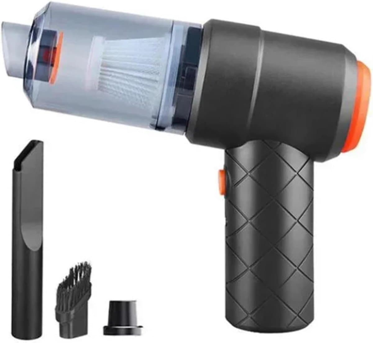 Draagbare Kruimeldief - Kleine Stofzuiger - Auto Reinigen - Sterke Zuigkracht - 500 ml - Zwart — afbeelding 1