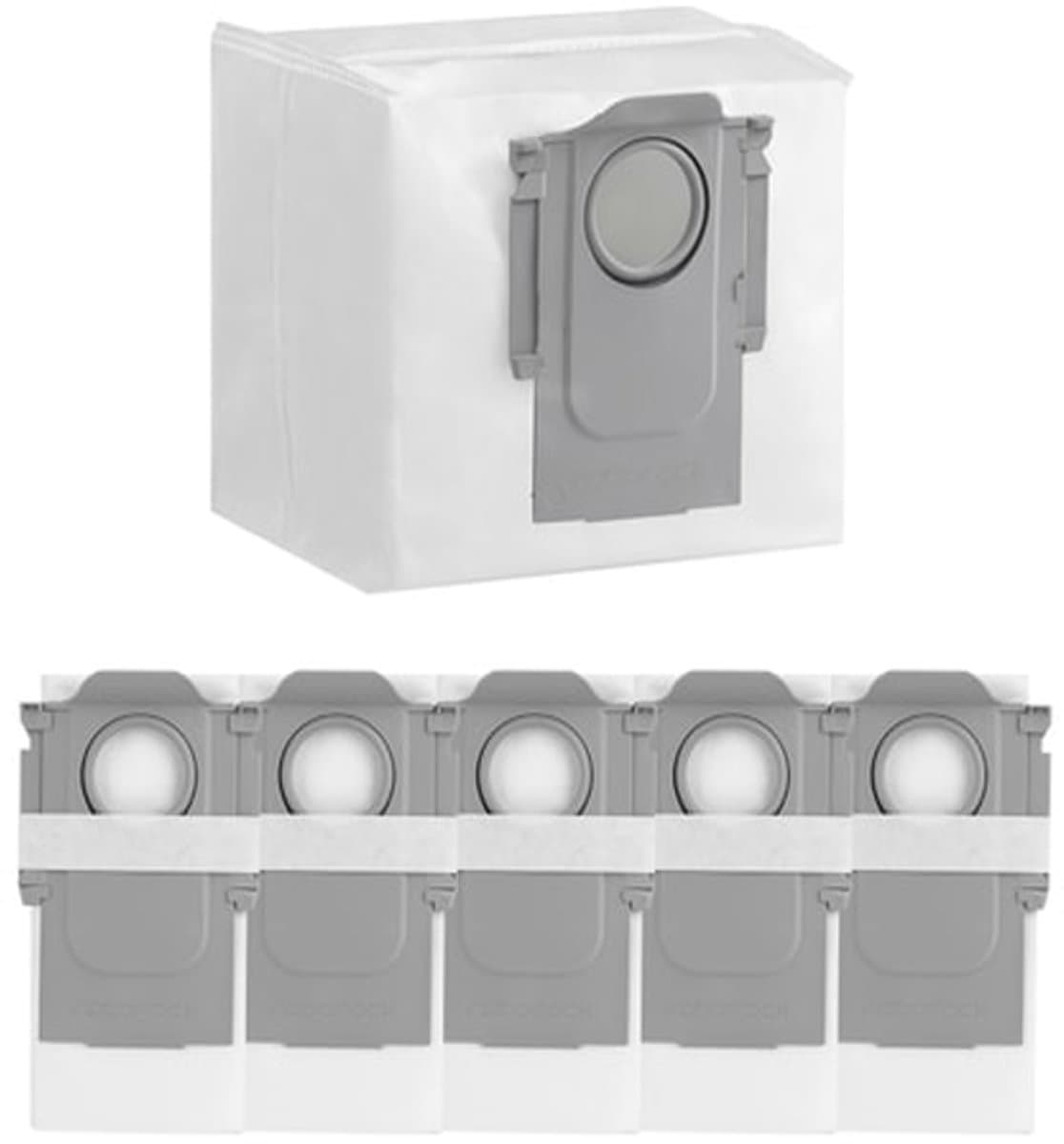 Stofzuigerzakken - geschikt voor Roborock Q5 / Q7 / Q7 Max+ / S7 MaxV Ultra / S7 Pro Ultra / Q8+ max en pro / S8 / S8 Pro Ultra - stofzakken zakken zuigstation - 6 stuks - Wit — afbeelding 1