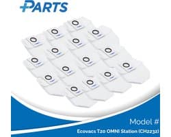 Ecovacs T20 OMNI Station (CH2232) Stofzakken (15 Stuks, Plus.Parts® alternatief voor D-DB03-0003)