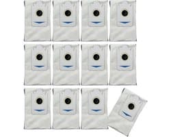Ecovacs Deebot X2, X5 en T30S Serie Stofzakken (12 Stuks, Plus.Parts® alternatief voor DDB030025)