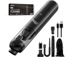 Carsweep® Auto Stofzuiger V2 - Handstofzuiger - Auto Stofzuiger draadloos - Air Duster - Kleine Stofzuiger - Kruimelzuiger - Geschikt voor in de auto en in huis