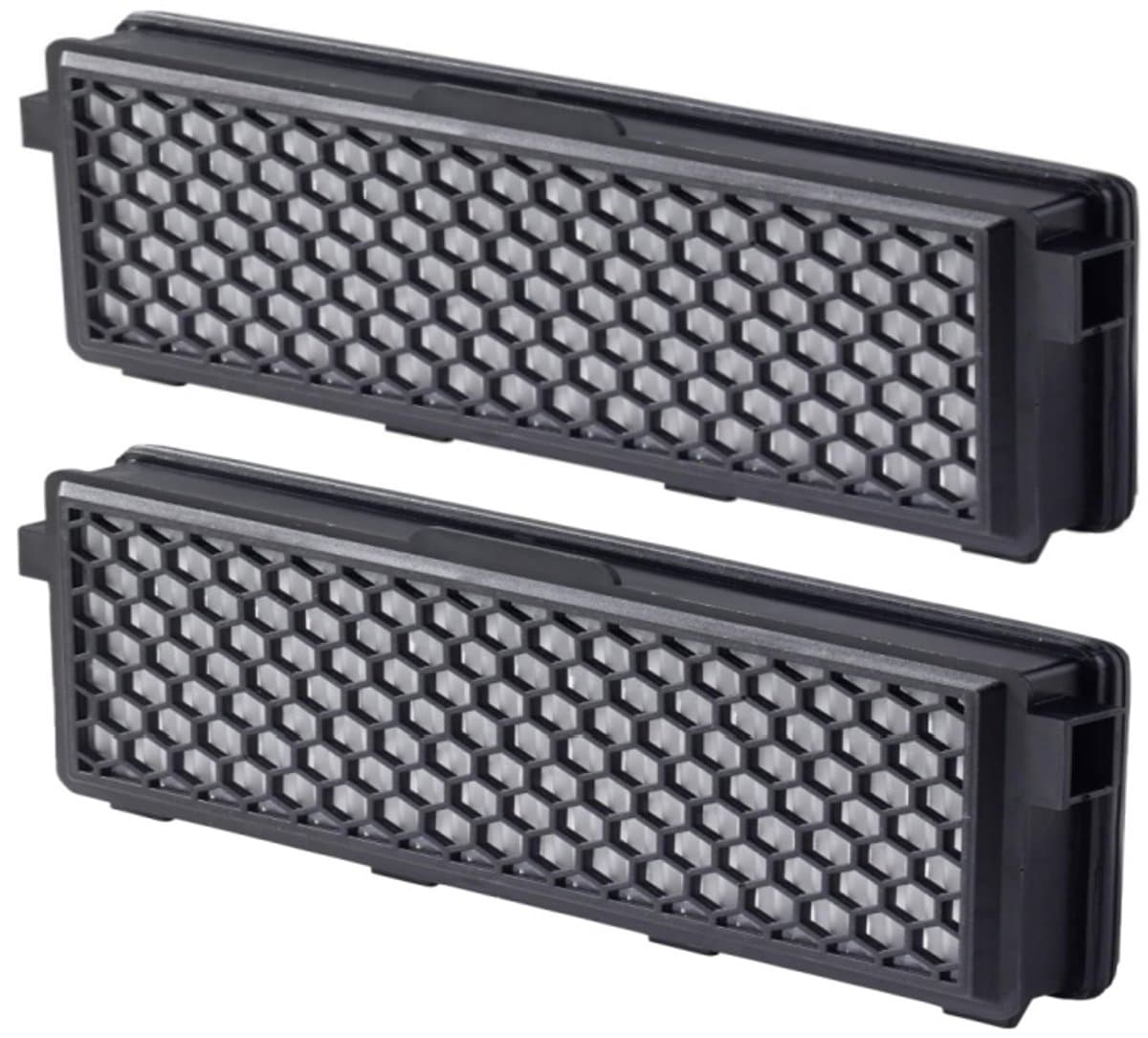 2 STUKS Active Airclean Plus 50 filters voor Miele HEPA AirClean-filter SF-HA 50 S8340 vervangende stofzuigerfilter voor Miele Compact C1 C2 Complete C2 C3 Geschikt voor S4, S5, S6, S8-serie met stofborstel — afbeelding 1