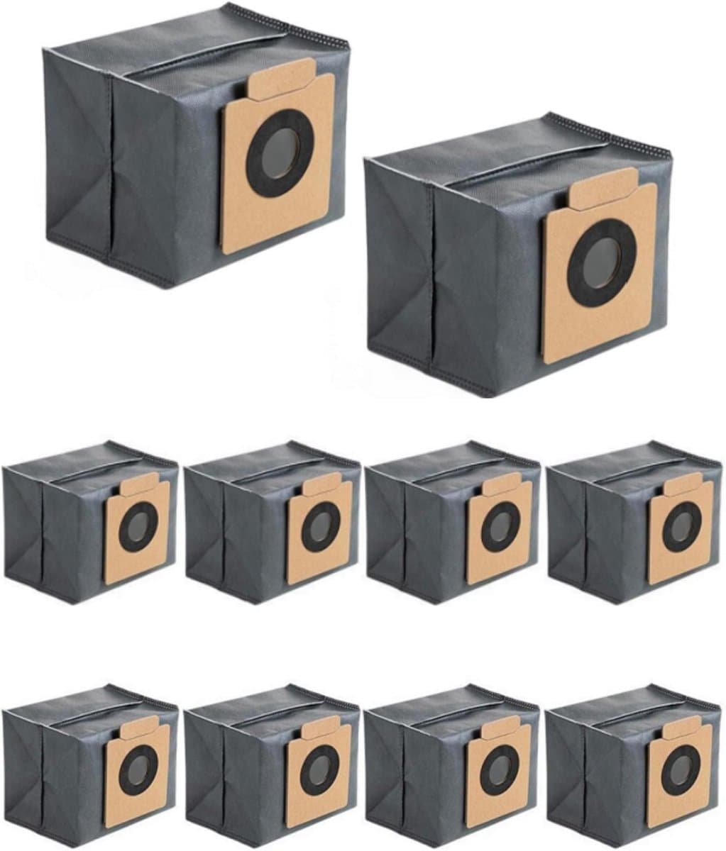 10 stuk(s) Stofzuigerzakken geschikt voor Eufy Clean X8 Pro / X10 Pro Omni - reservezakken - accessoireset - stofzuigerzakken — afbeelding 1