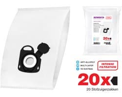 20x Stofzuigerzakken geschikt voor Rowenta Silence Force / X-Trem 3D Stofzuigerzakken - Vervanging voor Silence Force 4A Compact - X-Trem Power - ZR200520 - ZR200540 - ZR200720 - ZR200920 stofzakken