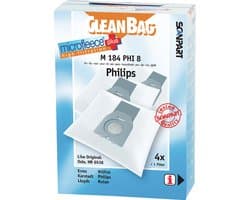 CleanBag stofzuigerzakken 4 stuks - Geschikt voor Philips - Oslo+ HR6938 - Inclusief 1 filter - Alternatief