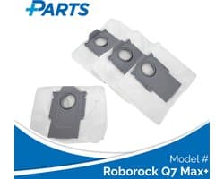 Roborock Q7 Max+ Stofzakken (4 Stuks, Plus.Parts® alternatief voor 8.02.0132)