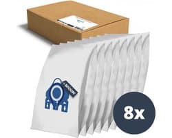 SQOON® Stofzuigerzak geschikt voor Miele Complete C2 / C3 Classic C1 - VOORDEEL 8 stuks! - Met automatische klep aflsuiting