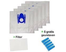 OWO collection Bosch, Siemens D, E, F, G, H Stofzuigerzakken - 5x stofzak - 1x filter - 5x luchtverfrissers | stofzuigerzakken