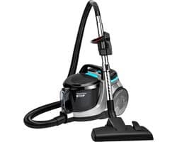 Sanovy PowerClean-8900 Stofzuiger Zonder Zak – Krachtige 2,5L Cycloon Stofzuigers, 9 m actieradius – Alle Vloertypen – 2 opzetstukken
