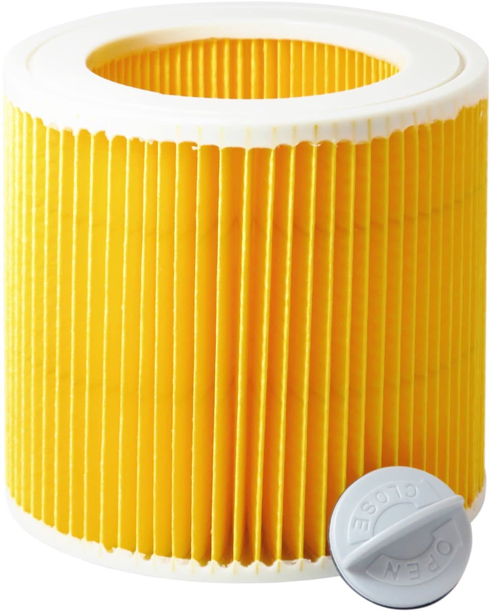 Dparts filter geschikt voor Karcher WD1 WD2 WD3 en MV2 MV3 series - patroonfilter - nr. 6.414-552.0 - 64145520 — afbeelding 1