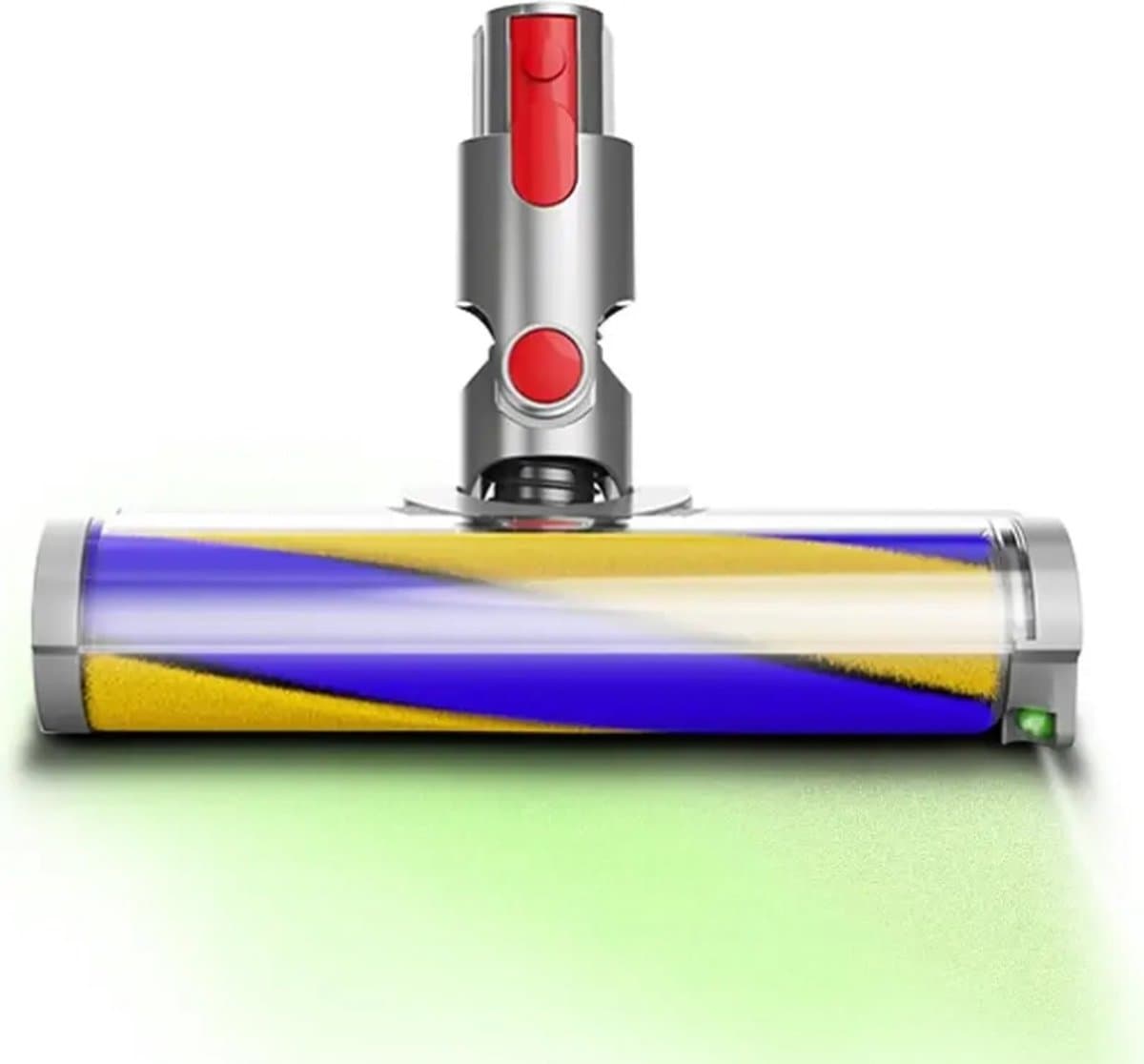 Traumheim® Elektrisch mopopzetstuk voor Dyson Steelstofzuiger - Steelstofzuiger mopkop -met Dyson V7, V8, V10, V11, V15 stofzuiger -elektrische borstel -met directe aandrijving -met laser LED -voor harde vloeren en kortpolig tapijt — afbeelding 1