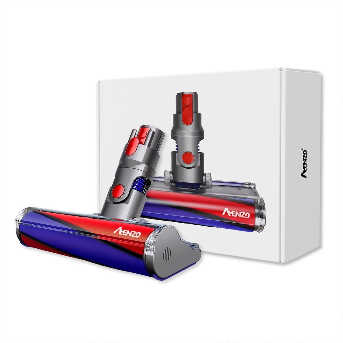 Amenzo® - Zachte Borstel Zuigmond geschikt voor Dyson® V7 V8 V10 V11 - Soft Roller Opzetstuk - Zachte Borstel - Mondstuk — afbeelding 1