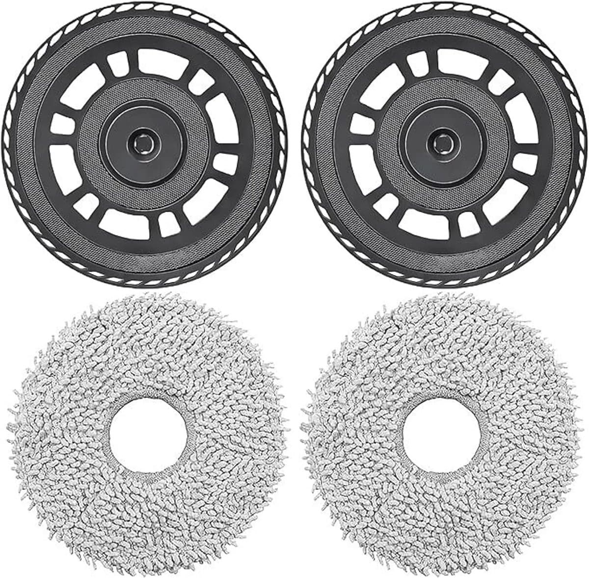 Vervangende dweilkoppen met standaard voor Dreame L10 Ultra/X40/X30/S30 – Accessoirekit voor robotstofzuigers — afbeelding 1