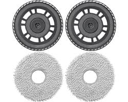 Vervangende dweilkoppen met standaard voor Dreame L10 Ultra/X40/X30/S30 – Accessoirekit voor robotstofzuigers