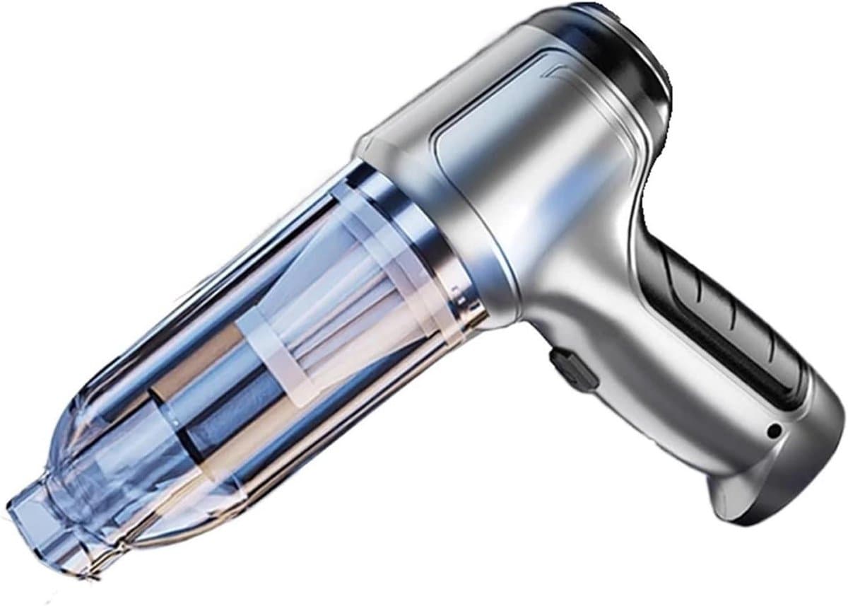 Draadloze Autostofzuiger - Handheld Kruimeldief - Auto Interieur Reinigen - Krachtige Zuigkracht 95000PA - 500 Gram - Grijs — afbeelding 1