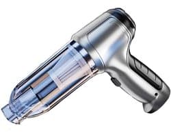Draadloze Autostofzuiger - Handheld Kruimeldief - Auto Interieur Reinigen - Krachtige Zuigkracht 95000PA - 500 Gram - Grijs