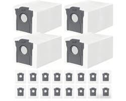 20 stuks stofzakken- compatibel met Dreame L10/L10s/L20/X20/X30/X40/X50/L40/L50 Ultra- Mova P10/E30/P50/V50 Ultra- 3,2 l grote capaciteit- 4-laagse filterstructuur- voor Dreame stofzuigerzakken