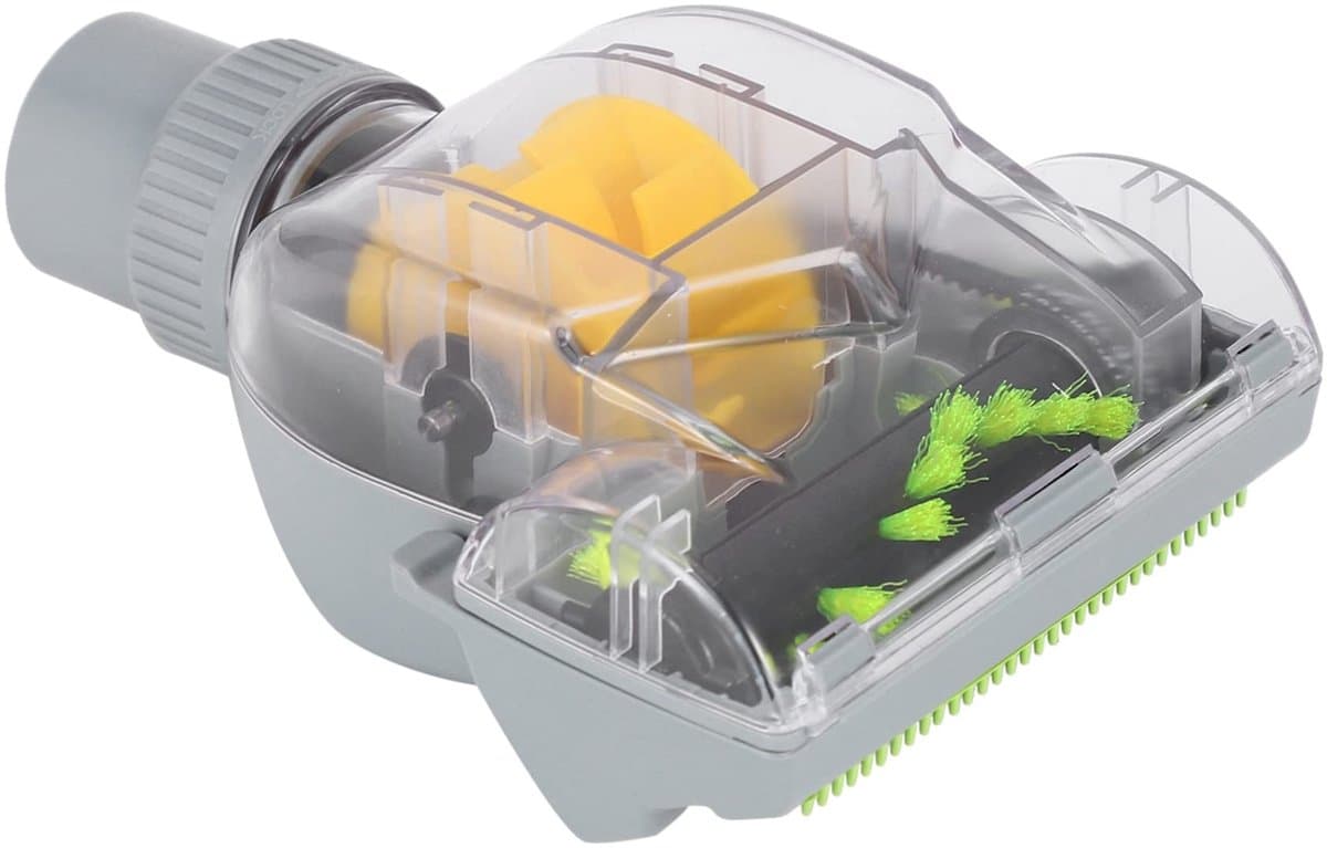 Dailygoods- Turbo Borstel Mini - Universeel 32-35 mm - Diepe Reiniging - Stof en Vuil - Geschikt voor Meubels en Vloeren - Inclusief 2 Adapterringen - Stofzuigerborstel — afbeelding 1