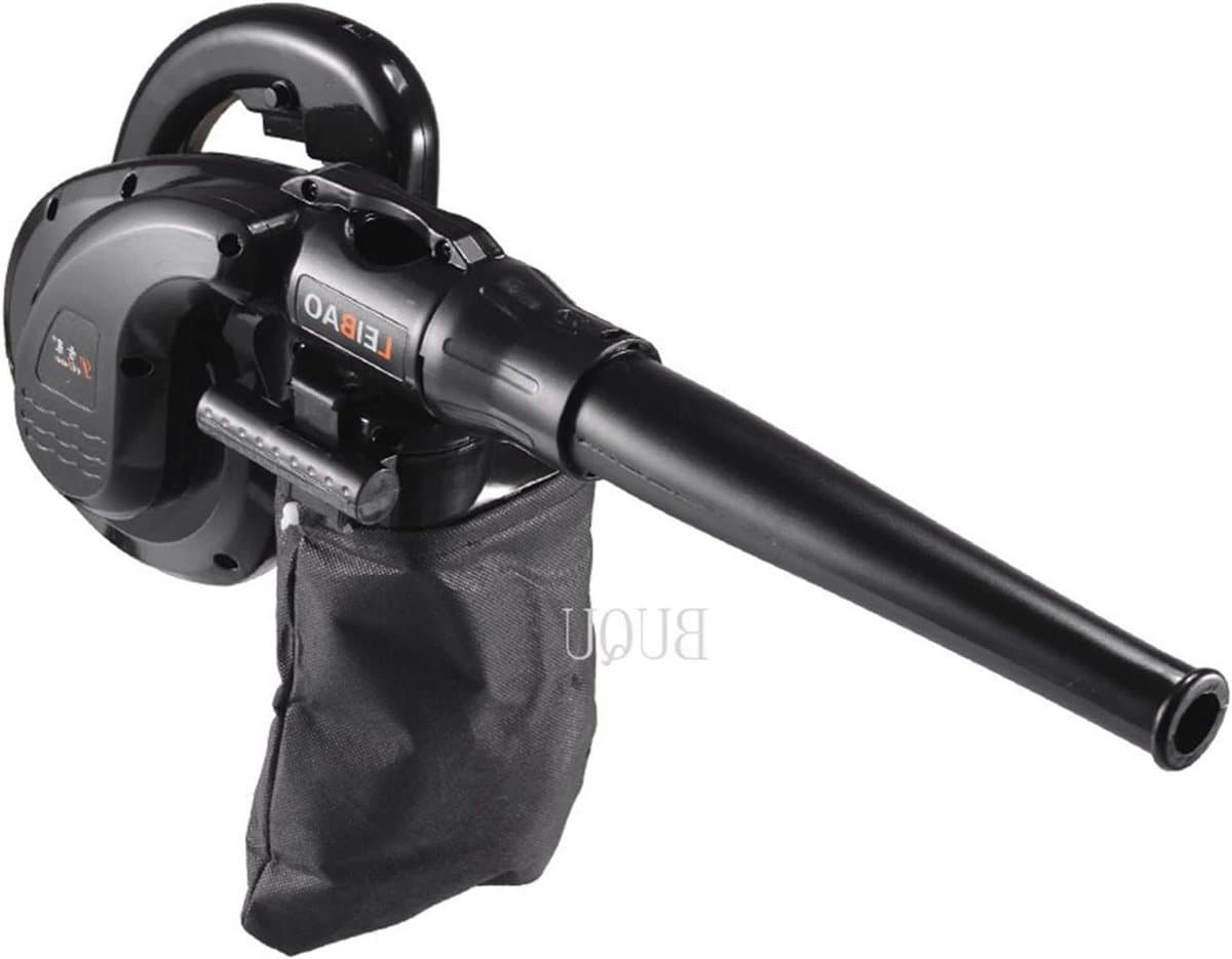 Krachtige Bladblazer - Luchtverplaatser Stofzuiger - Efficiënt Reinigen - Traploze Snelheid - Compact Lichtgewicht - Zwart — afbeelding 1
