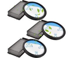GELLDG HEPA-filterset – 3-delige set – Geschikt voor Rowenta Compact Power Cyclonic Force zakloze stofzuigers – Vervangingsfilters / Onderdelen – Geschikt voor RO3731EA, RO3753EA, RO3786EA, RO3798EA, RO3718EA, RP3721EA (ZR005901)