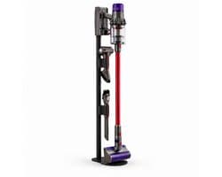 DEGG® - Stofzuiger Standaard Geschikt voor Dyson V7 V8 V10 V11 V12 V15 – Vrijstaand met Accessoirehouders – Zonder Boren – Zwart