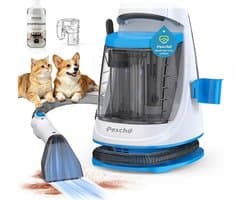 Vloerkleedreiniger Textielwasmachine 18 kPa – 550W – 1,2L+1,2L Watertanks – Nat & Droog – Voor Bank, Tapijt & Auto – PEXCHO