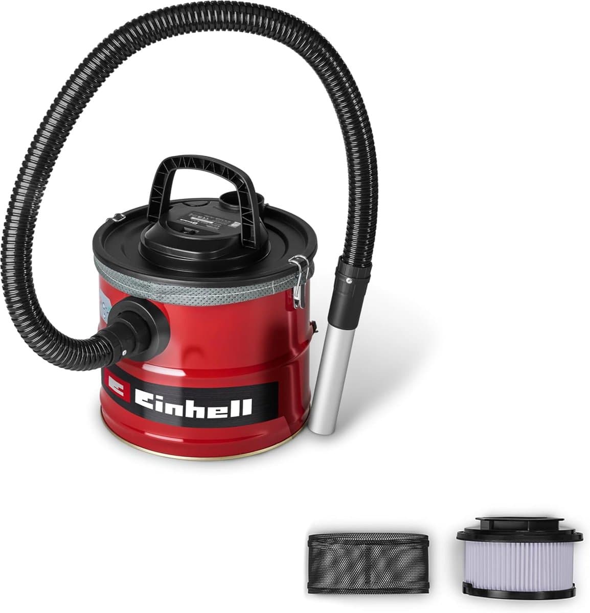 Aszuiger - Kachelreiniger - Haard Schoonmaken - Inclusief Voorfilter - 18 Liter Reservoir - Rood Zwart — afbeelding 1
