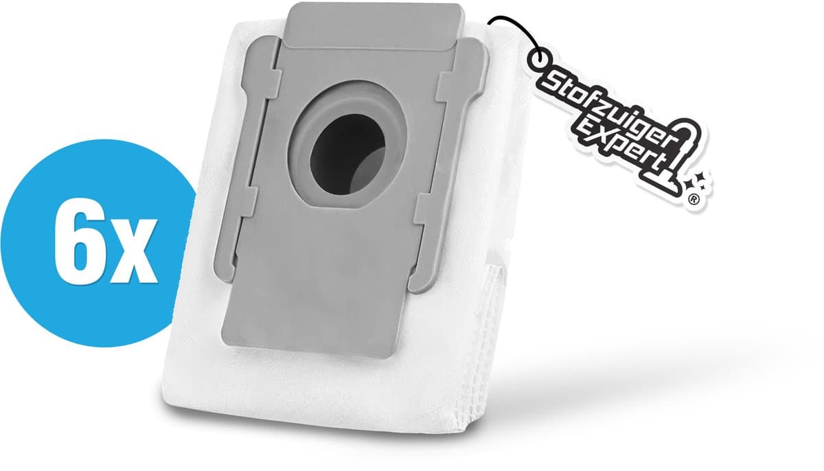 6x Stofzuigerzakken geschikt voor iRobot Roomba i3+ i5+ i6+ i7+ S9+ Combo J9+ Combo j7+ Combo i8+ Robotstofzuiger - 6 stuks — afbeelding 1