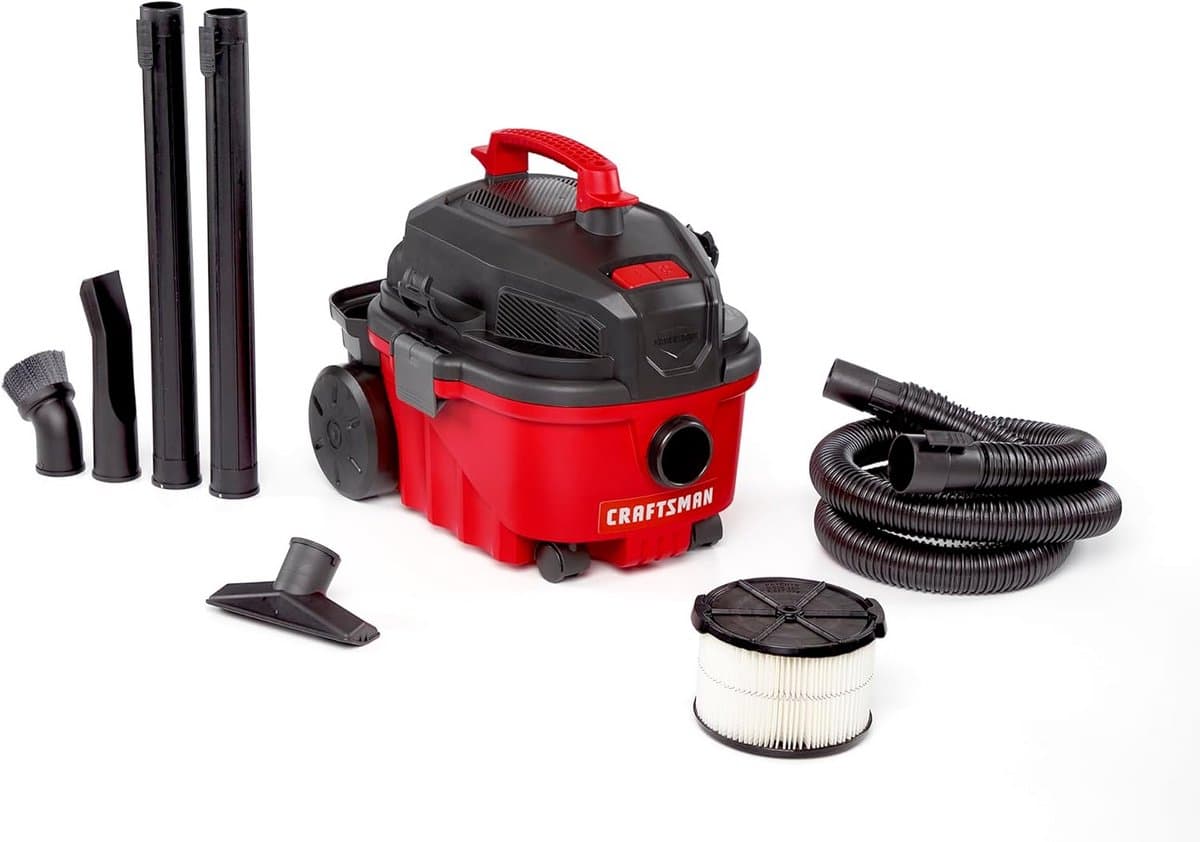 Nat-Droog Stofzuiger - Krachtige Shop Vac met Grote Capaciteit voor Auto en Huis — afbeelding 1