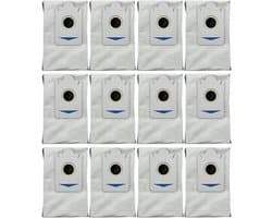 12 stofzuigerzakken Geschikt voor voor de Ecovacs T30S / T30S PRO / X5 Omni / Deebot X2 Omni / X2 Pro robots - Stofzuigeraccessoires - Stofzuigerzakken