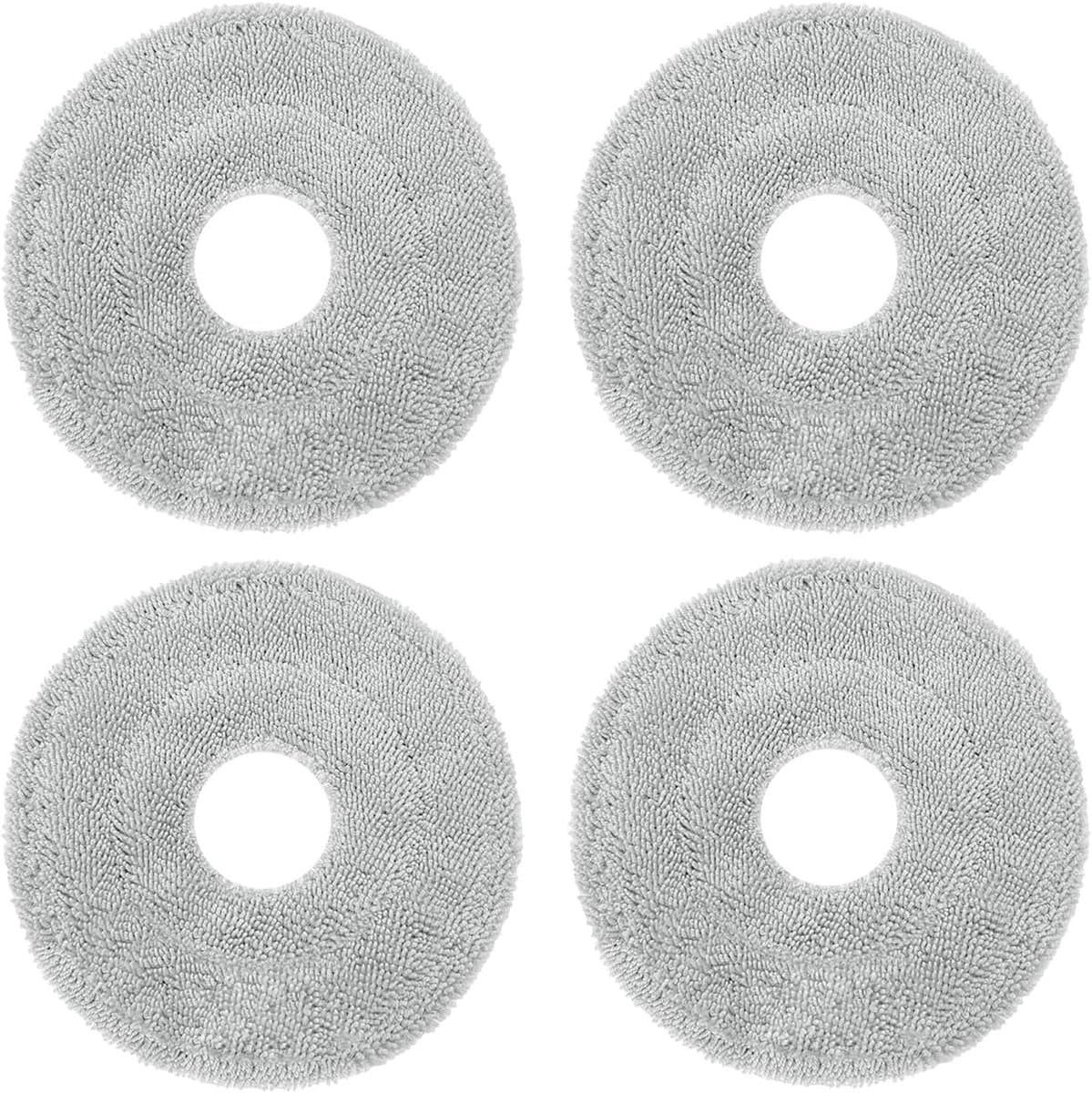 4 stuks Dweilpads - Dweilpads reserveonderdelen - Moppadvervanger Geschikt voor Dreame L10 Ultra/ L10S Pro/ L10S Ultra/ L10S Pro Ultra Heat/ L10 Prime/ L20 L30 L40 L50 Ultra/ X30 X40 X50 Ultra/Mova E30 V50 Ultra P10 P50 Pro Ultra Robot Stofzuiger — afbeelding 1