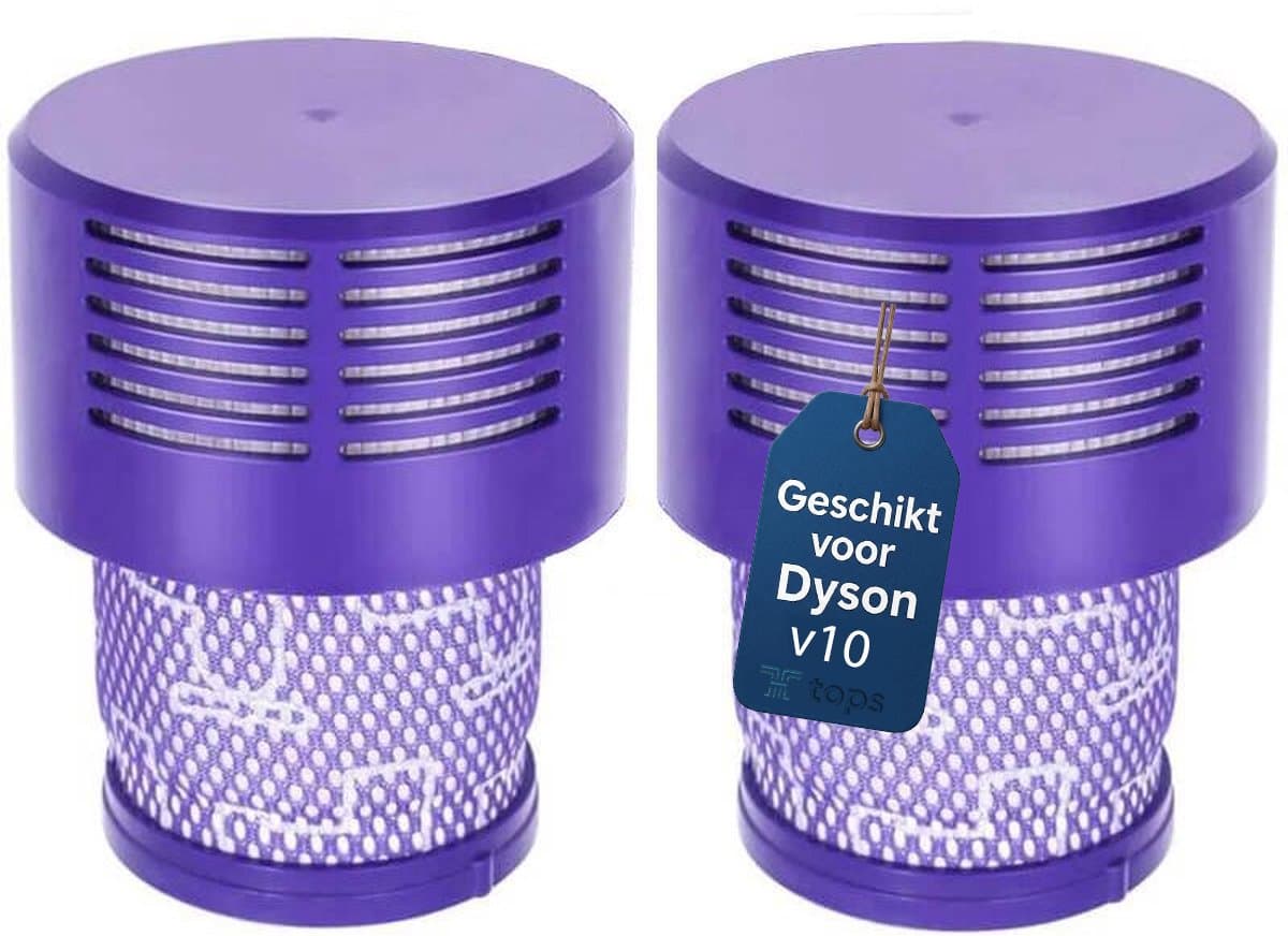 Tops filterset voor Dyson V10 – Geschikt voor SV12 & SV27 – Wasbaar en Herbruikbaar – 2 stuks — afbeelding 1