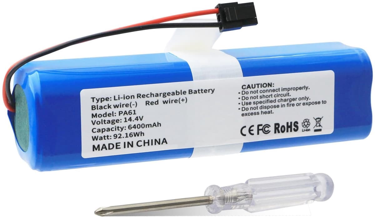 Stofzuigeraccu - 14,4 V - 6400 mAh - voor Eufy RoboVac X8 — afbeelding 1