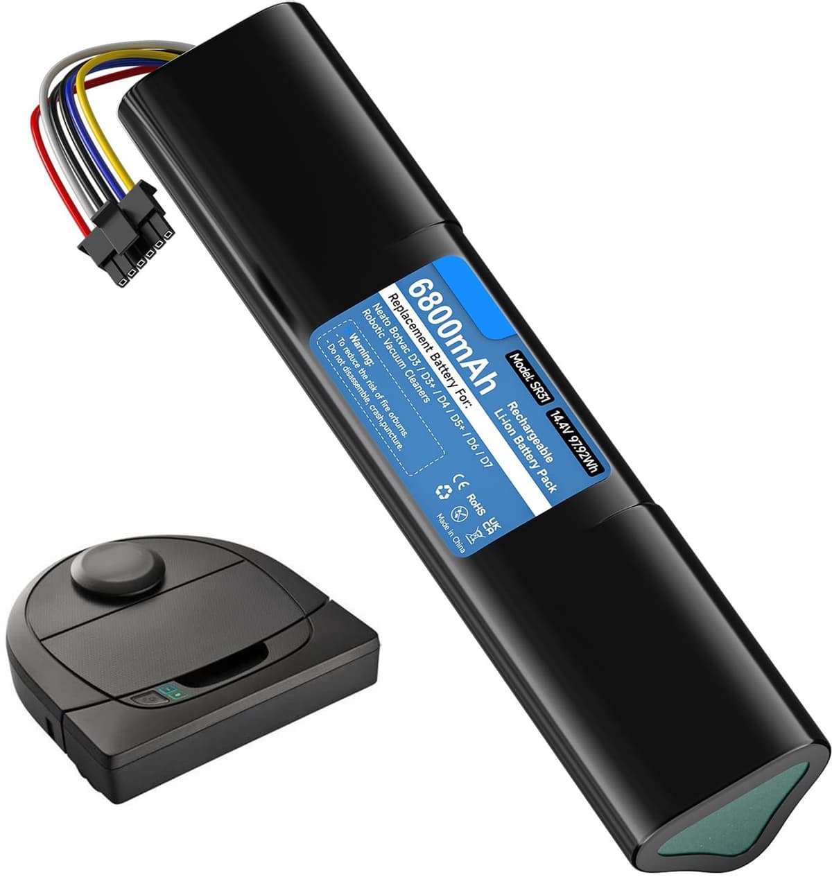 6800mAh Vervangingsbatterij voor Neato Stofzuigers — afbeelding 1