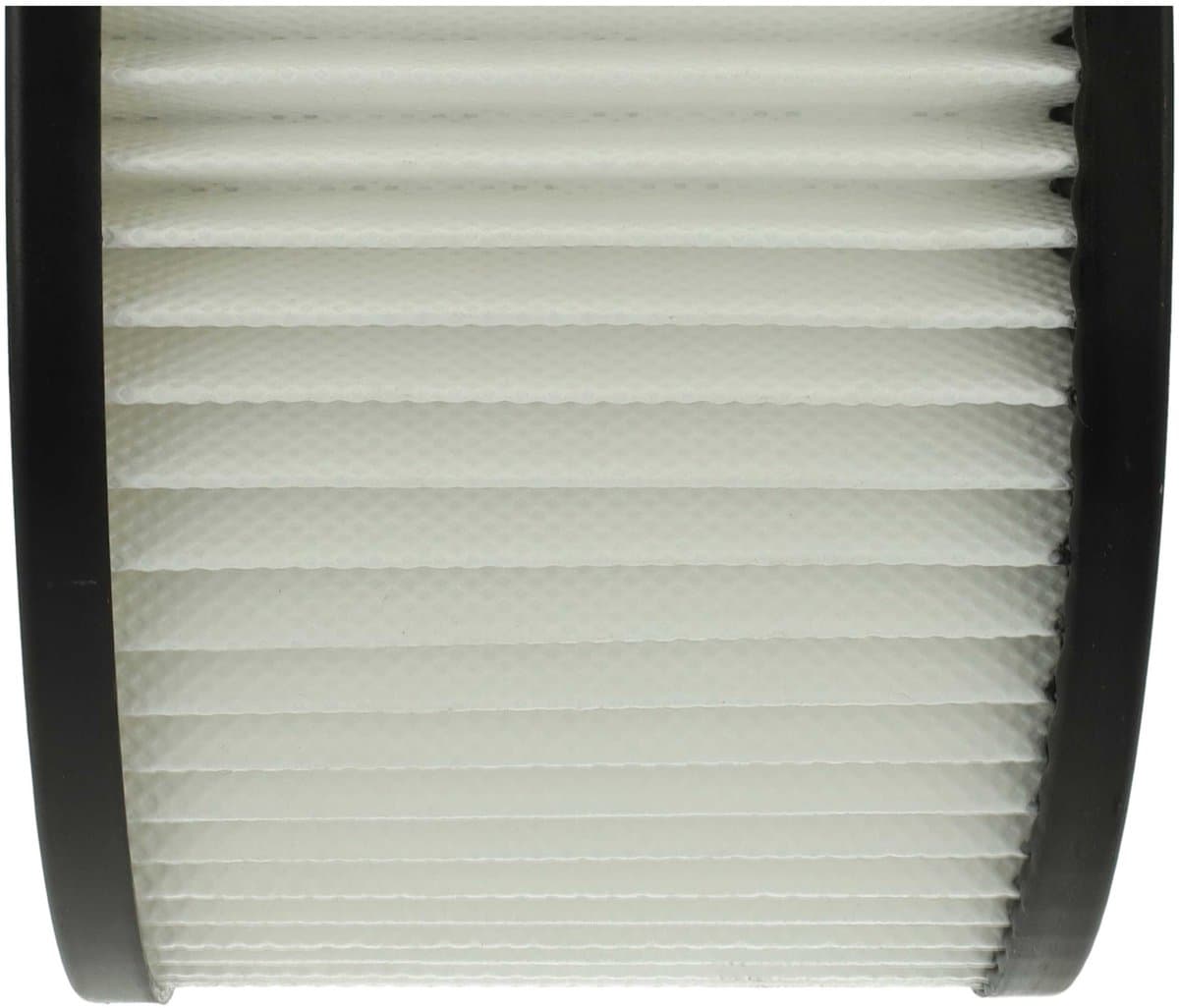 vhbw 8x geplooid filtervervanging voor Stayer 8190.98 voor asstofzuigers - cartridgefilter zwart wit wasbaar — afbeelding 1