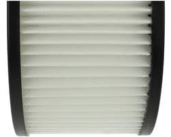 vhbw 8x geplooid filtervervanging voor Stayer 8190.98 voor asstofzuigers - cartridgefilter zwart wit wasbaar