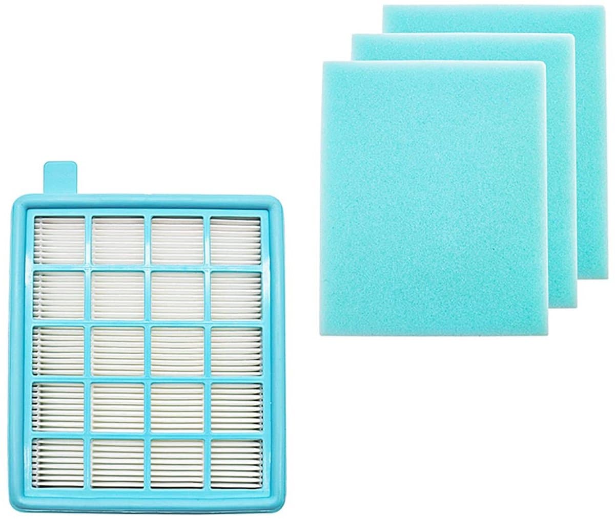 Dailygoods - Dailygoody - Buffalo-Mistral Netfilters - 4 stuks - Geschikt voor Philips stofzuigers - HEPA-filter - Verhoogt luchtkwaliteit - Eenvoudige vervanging — afbeelding 1