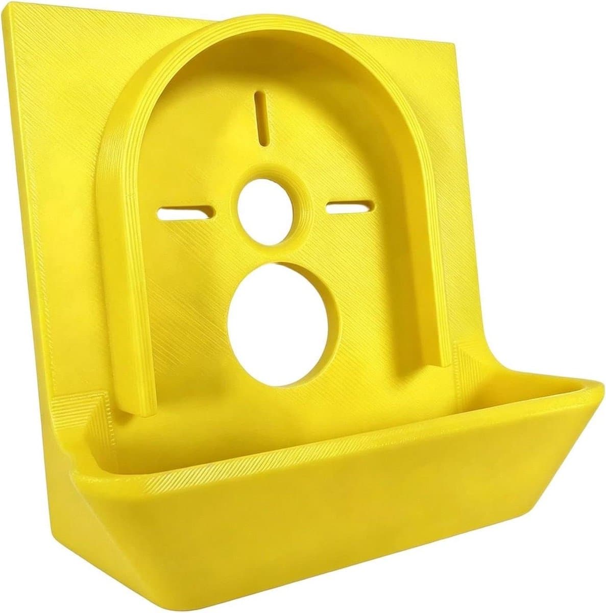 Boorstofvanger - Boorstofopvang - Stofarm Boren - Snelle Montage - 9x8x4 cm - Geel — afbeelding 1