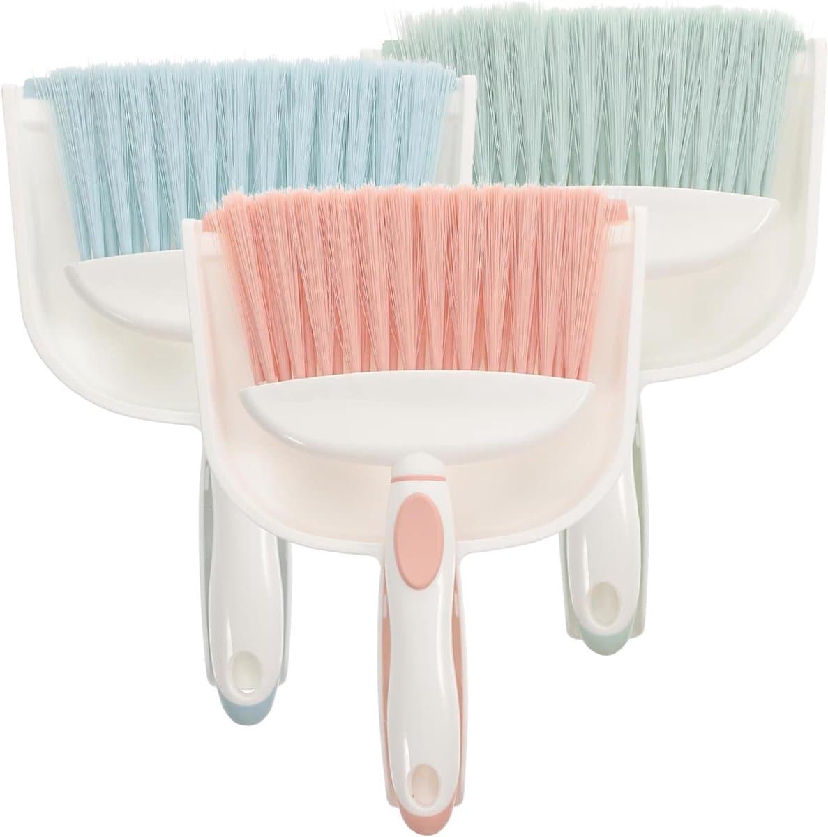 Bezem Stofblik Set - Mini Schoonmaak - Desktop Reinigen - Ergonomisch Ontwerp - 23X17X3CM - Diverse Kleuren — afbeelding 1