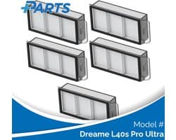 Dreame L40s Pro Ultra Filters (5 Stuks, Plus.Parts® alternatief voor RHF21)
