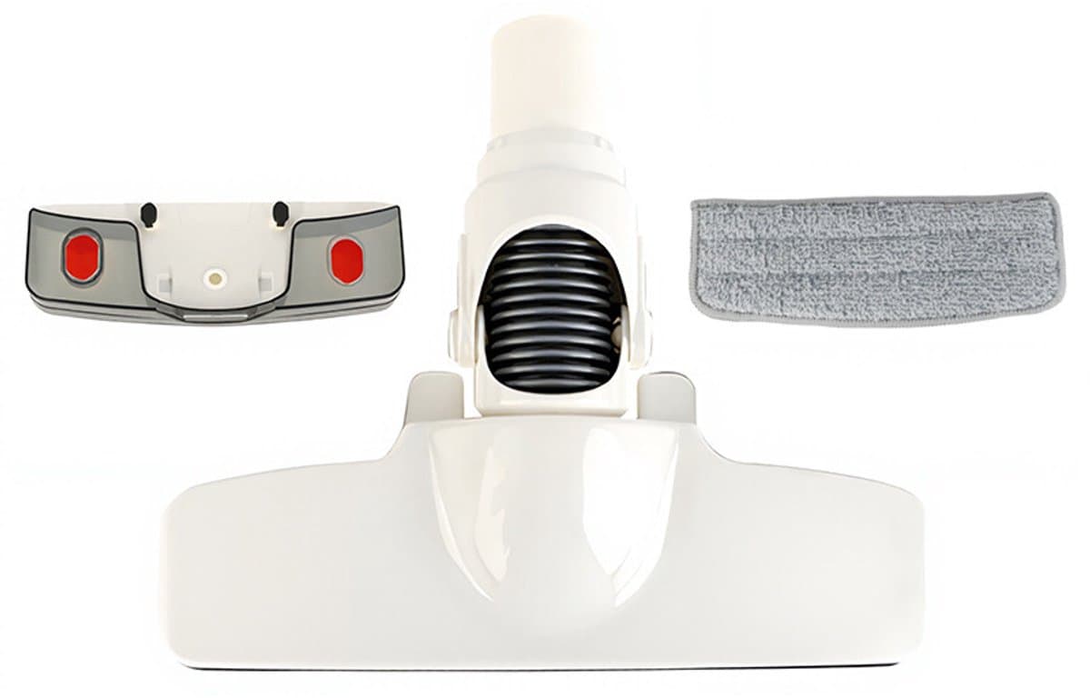 Geschikt voor alle stofzuigeraccessoires - Complete vloerborstelset - Dubbelzijdige zuig- en dweilkop - Borstelkop met waterreservoir - Universeel mondstuk van 32 mm — afbeelding 1