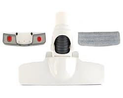 Geschikt voor alle stofzuigeraccessoires - Complete vloerborstelset - Dubbelzijdige zuig- en dweilkop - Borstelkop met waterreservoir - Universeel mondstuk van 32 mm