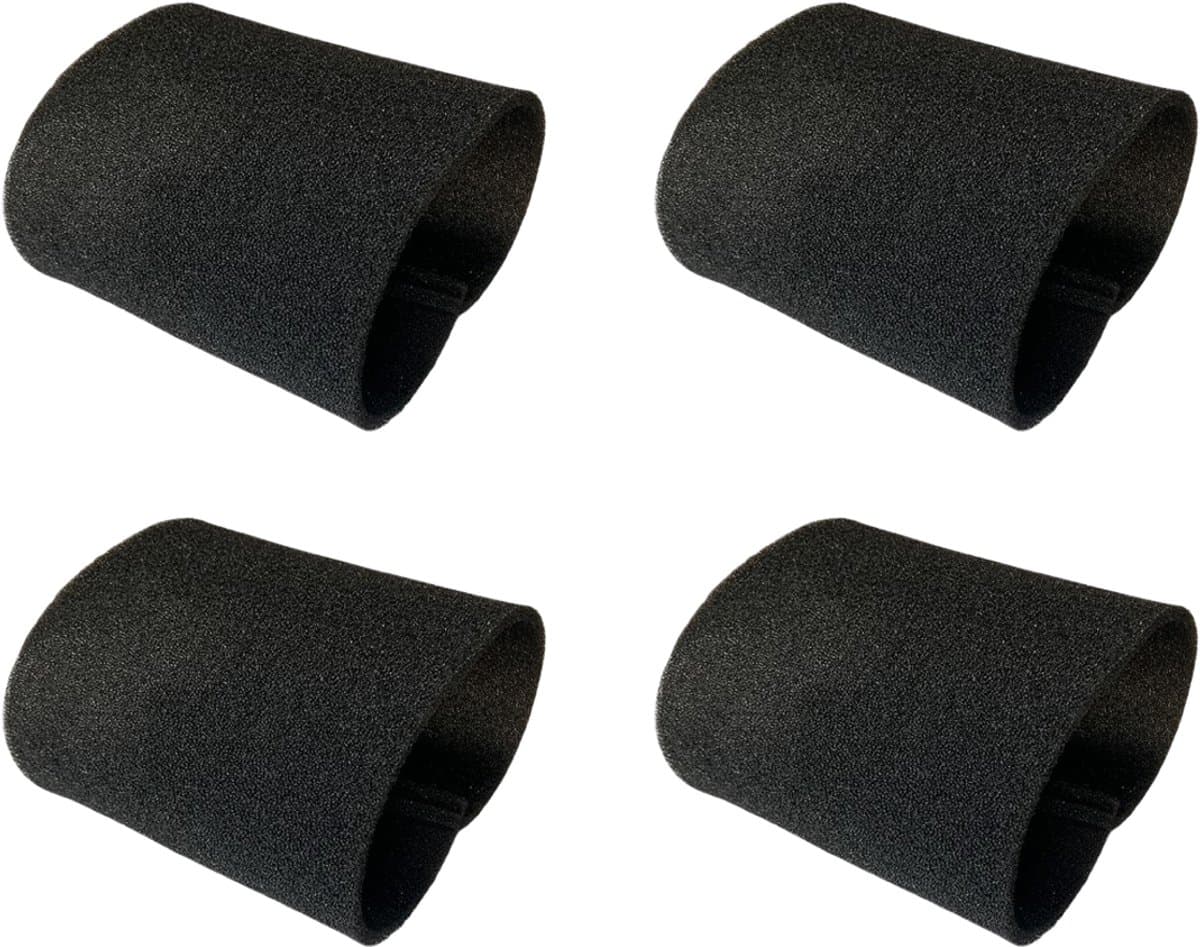 4 stuks nat/schuimfilter - geschikt voor Kärcher MV1 WD1 WD2 WD3 - voor stofzuigers - stofzuigeronderdelen - zwart — afbeelding 1
