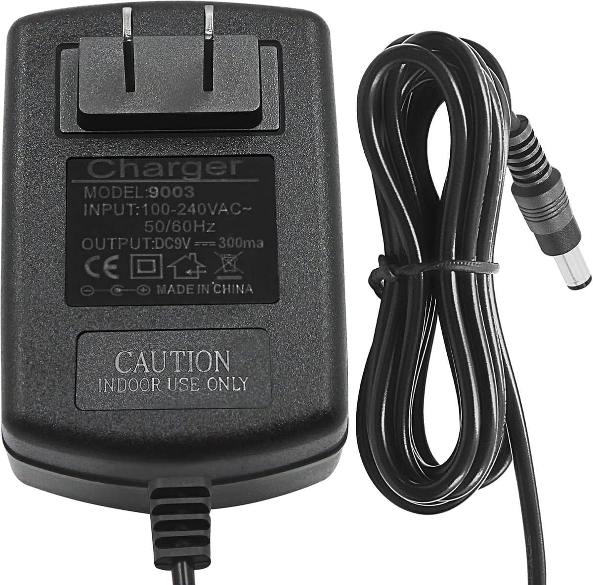 Vacuum charger - Electrolux - AEG ZB303 ZB403 ZB404WD - Vacuum Cleaner power adapter 9V 300mA - oplader — afbeelding 1