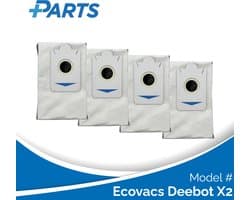 Ecovacs Deebot X2 Stofzakken (4 Stuks, Plus.Parts® alternatief voor DDB030025)
