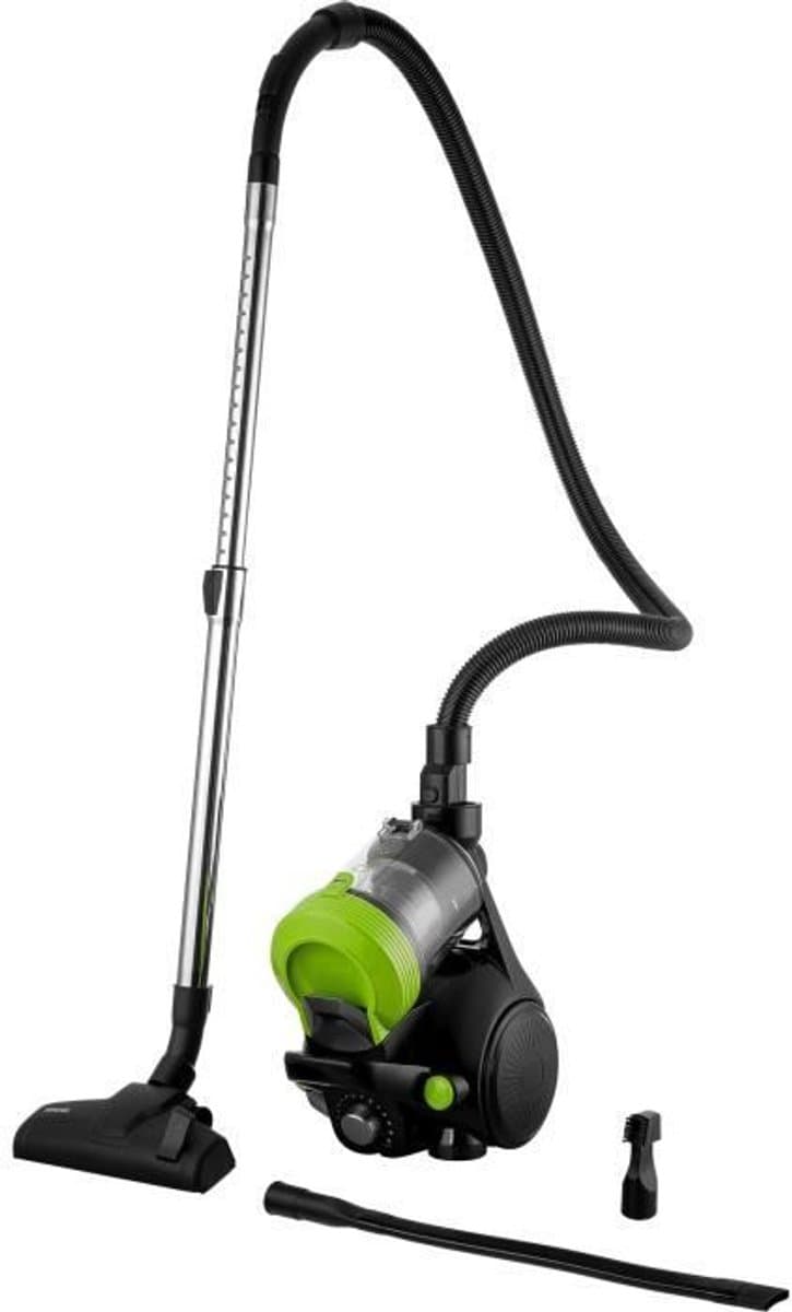Zakloze cilinderstofzuiger - SENCOR SVC 1025GR - 700 W - 78 dB - 2 L - Zwart / Groen — afbeelding 1