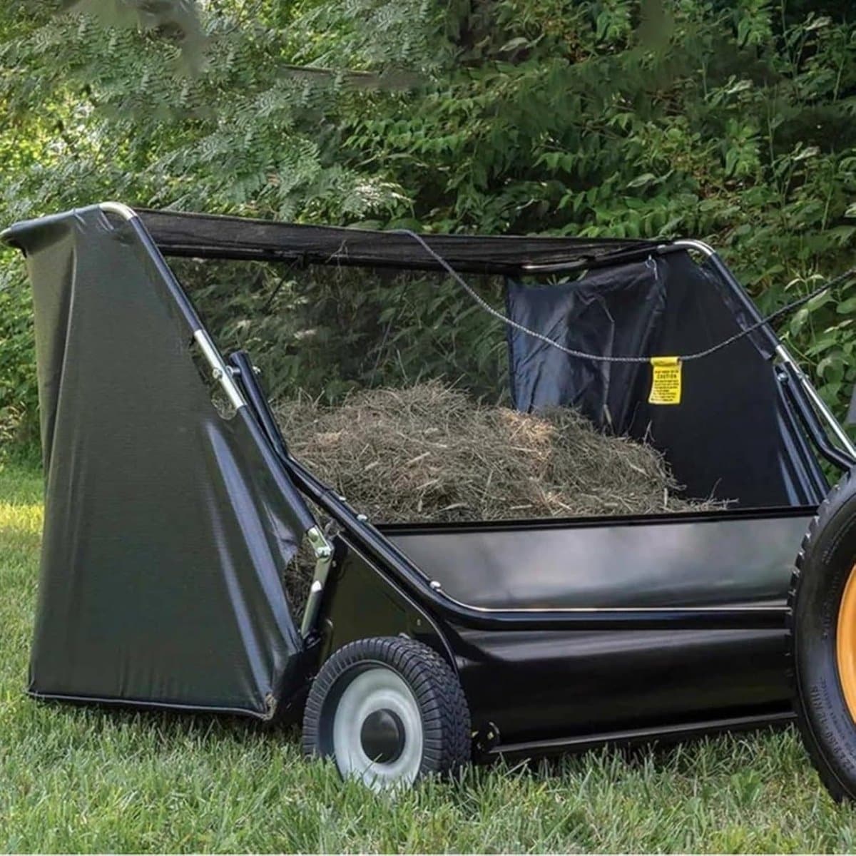Vultrechterzak Vervanging - Opvangzak Gazonveger - Tuinonderhoud - Scheur- en vochtbestendig - 25 Cu Ft - Zwart — afbeelding 1
