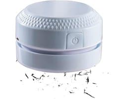 Mini Stofzuiger - Tafelreiniger Robot - Bureau Schoonmaken - Compact Ontwerp - 9 cm - Blauw